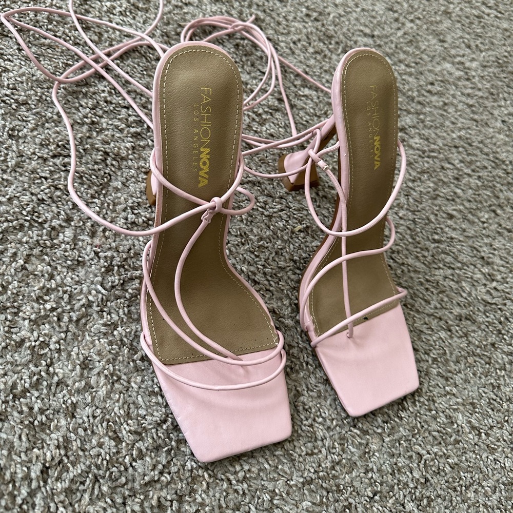 Pink heels